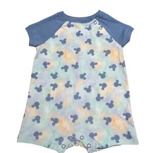 Jumping bean Disney Mouse Raglan romper Mickey print size 12 mths
